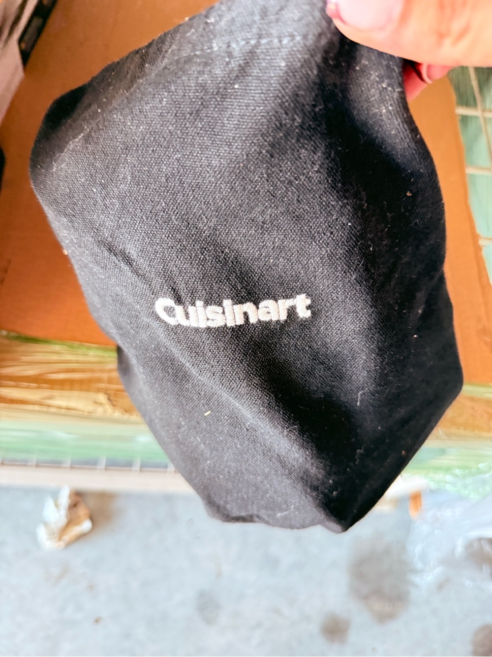Cuisinart Black Canvas Toiletry Pouch